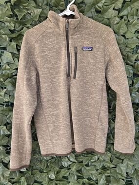 Patagonia Brown 1/4 Zip Pullover Fleece